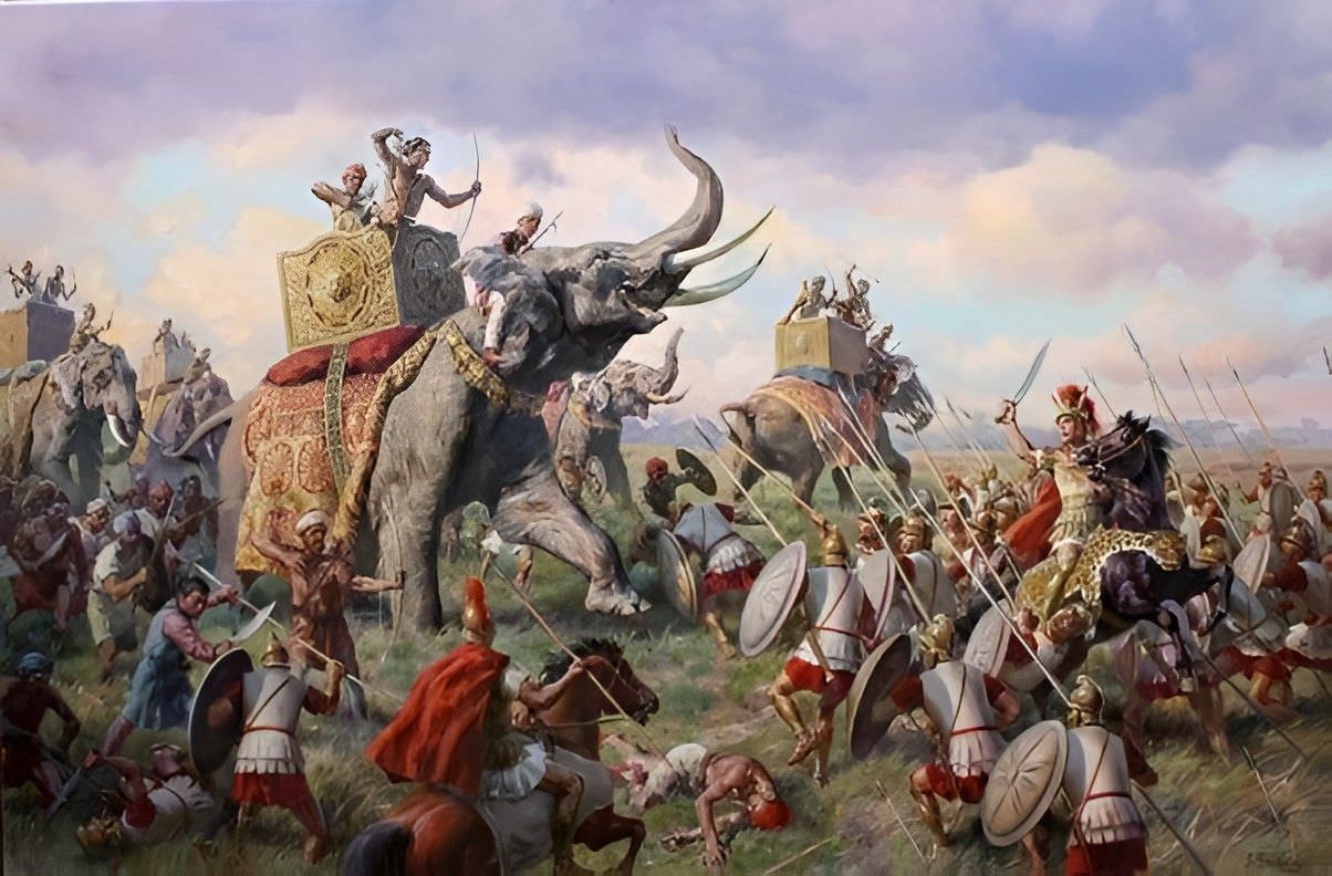Alexander's Victory Over Porus